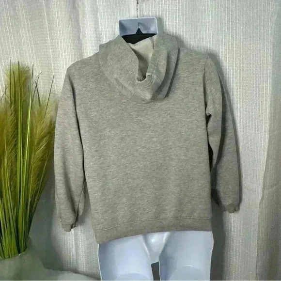 Adidas Hoodie Size Medium Skeleton Dragon 3 Stripes Gray - Picture 4 of 9